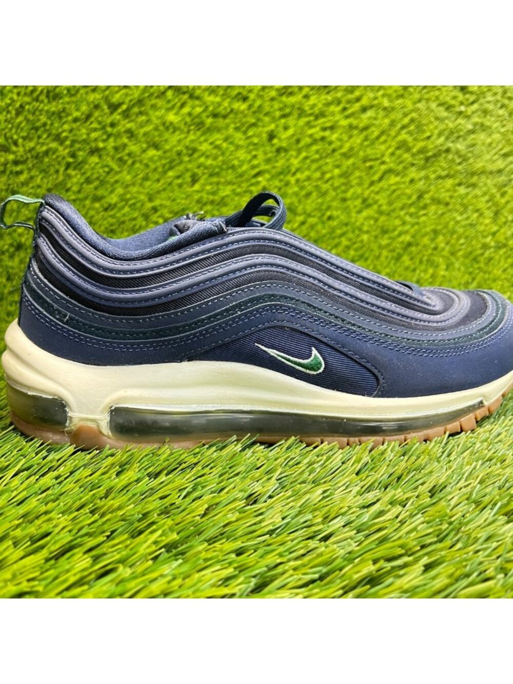Nike Air Max 97 Letterman Pack Womens Size 8.5 Blue White Running Shoes Sneakers